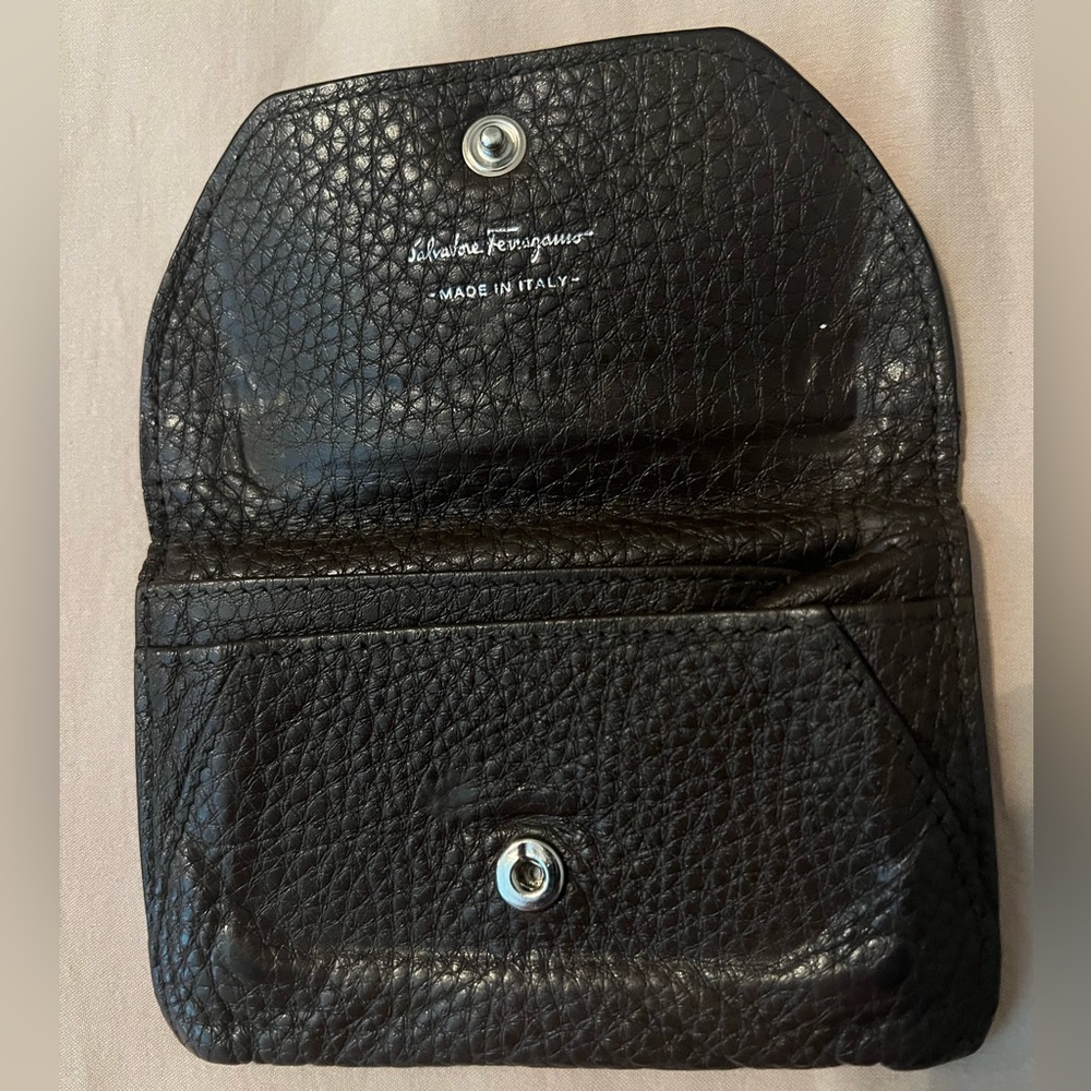 Salvatore Ferragamo Brown Leather Wallet Classic Design